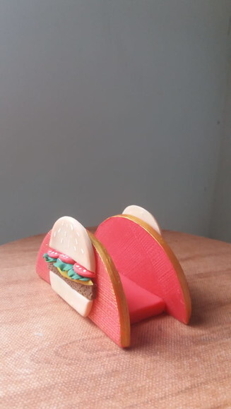 Porta Guardanapo de Mesa Hamburguer