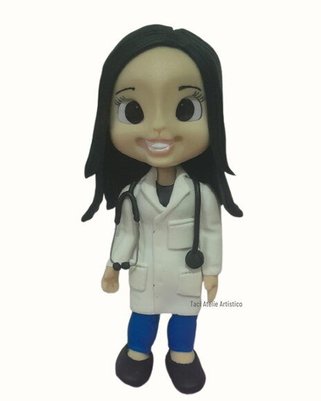 Boneco Caricatura Fofinho com Cabeça Redonda | Presente em B