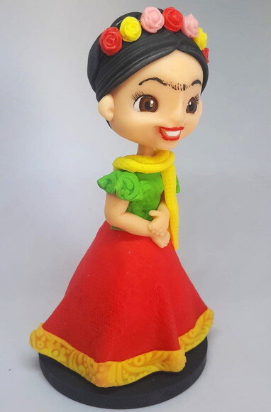 Frida Kahlo 20cm Biscuit