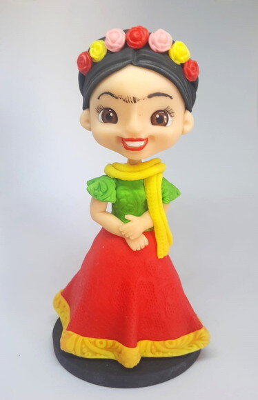 Frida Kahlo 20cm Biscuit