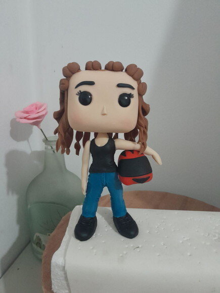 Funko Pop Personalizado com Capacete