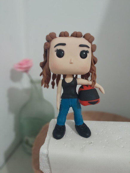 Funko Pop Personalizado com Capacete