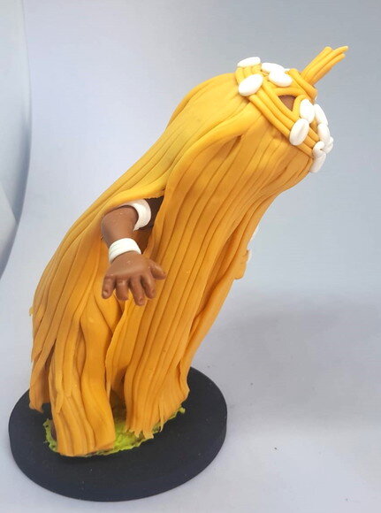 Omulu em Biscuit ? Imagem Artesanal de Orixá