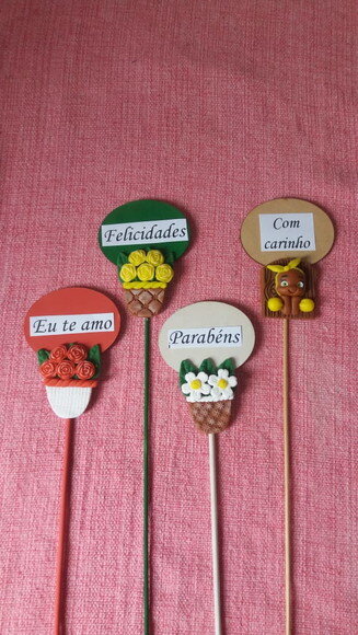 Pick para arranjos florais