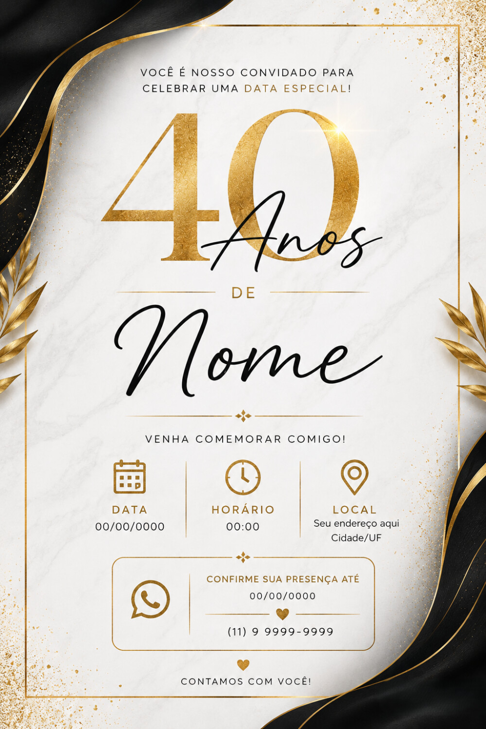🎉 CONVITES DIGITAIS PERSONALIZADOS