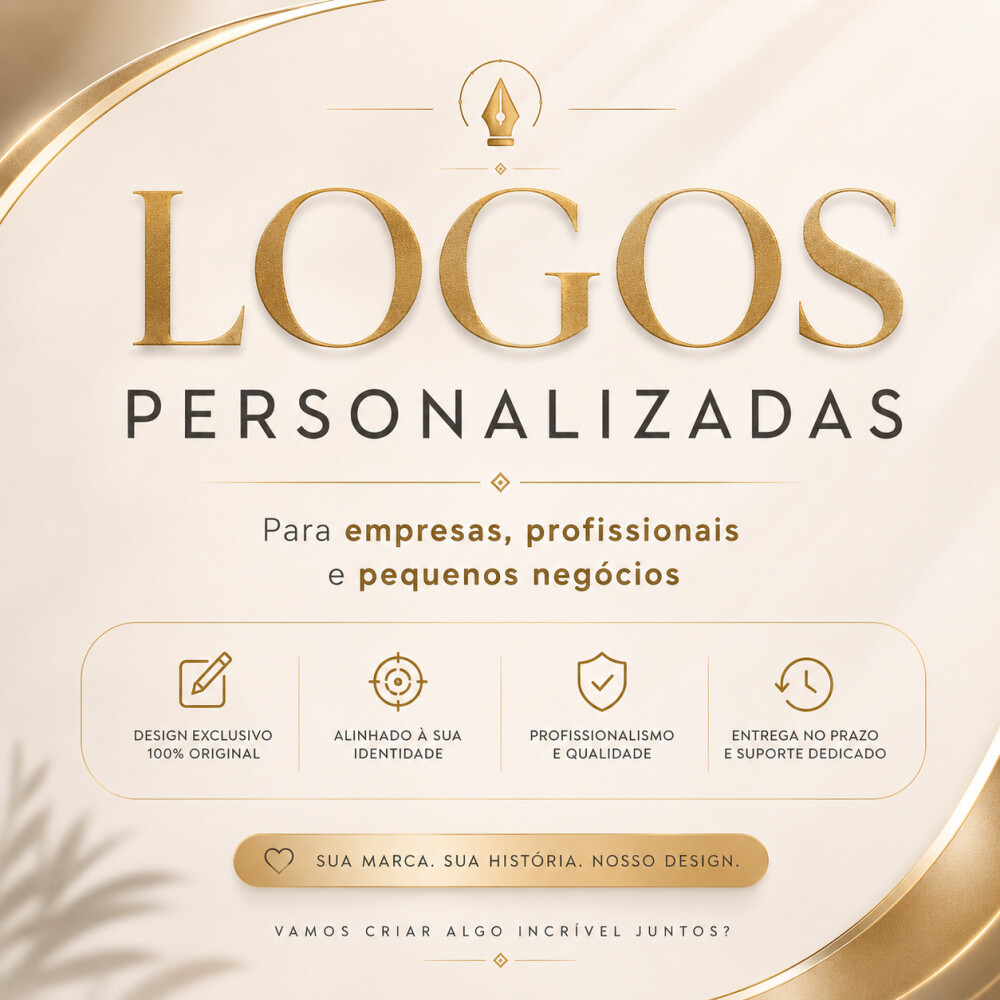 🎨 LOGO PERSONALIZADA PARA SEU NEGÓCIO