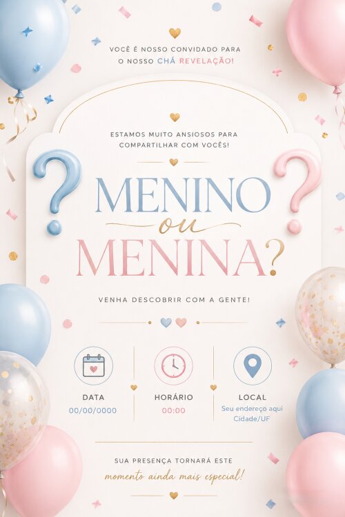 🎉 CONVITES DIGITAIS PERSONALIZADOS