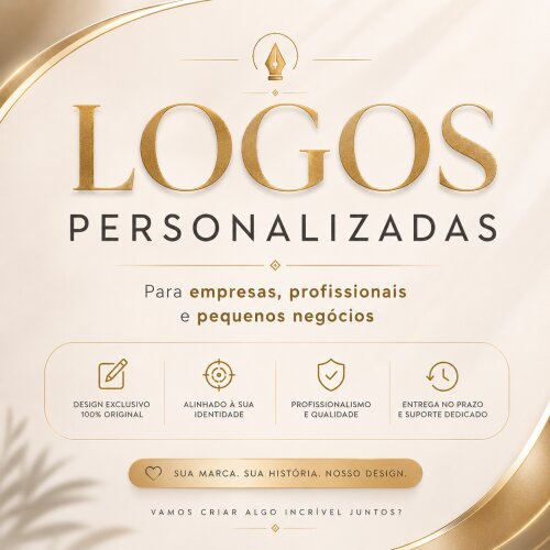 🎨 LOGO PERSONALIZADA PARA SEU NEGÓCIO