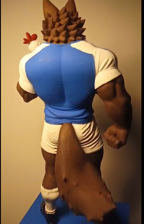 Mascote Raposão 28 cm de altura