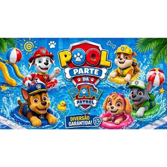 TOALHA DE PRAIA PERSOLALIZADA POOL PARTY