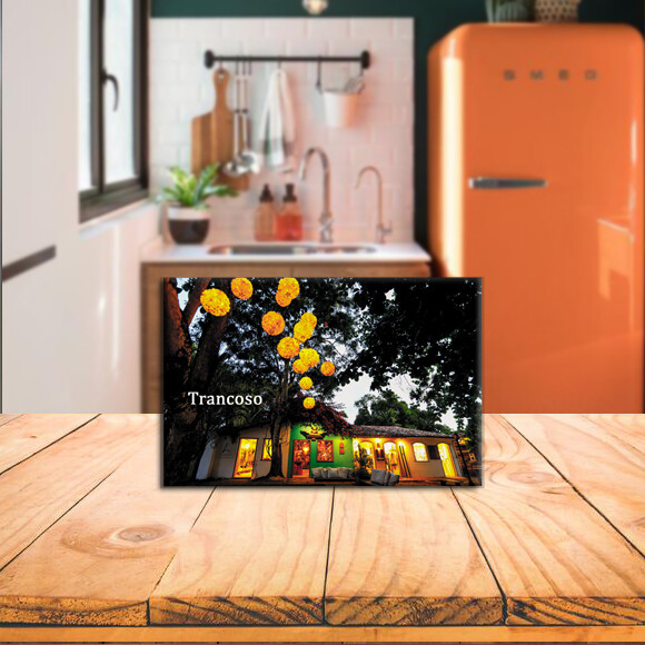 Imã de Geladeira Decorativo Turístico – Trancoso – Bahia, B