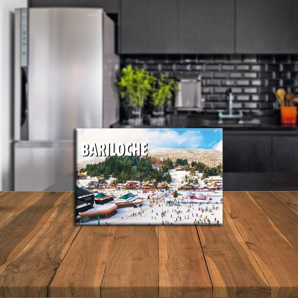 Imã de Geladeira Decorativo Turístico – Estação Bariloche ?
