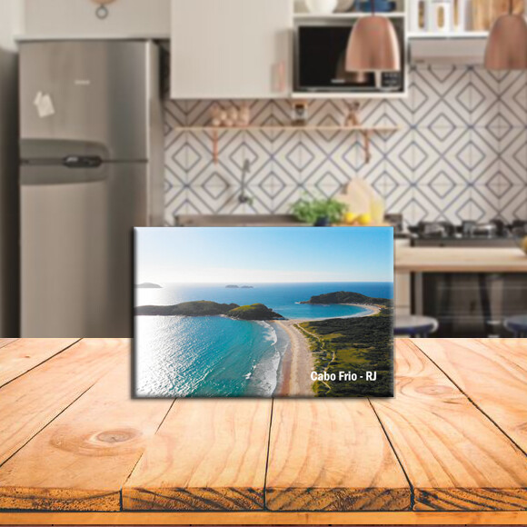 Imã de Geladeira Decorativo Turístico – Cabo Frio Vista – R