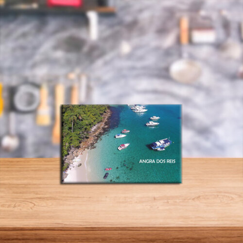 Imã de Geladeira Decorativo Turístico – Angra dos Reis – Rio de Janeiro, Brasil