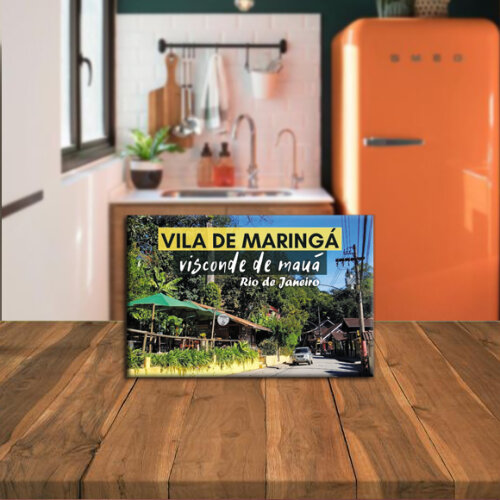 Imã de Geladeira Decorativo Turístico – Alameda Vila de Maringá – Visconde de Mauá