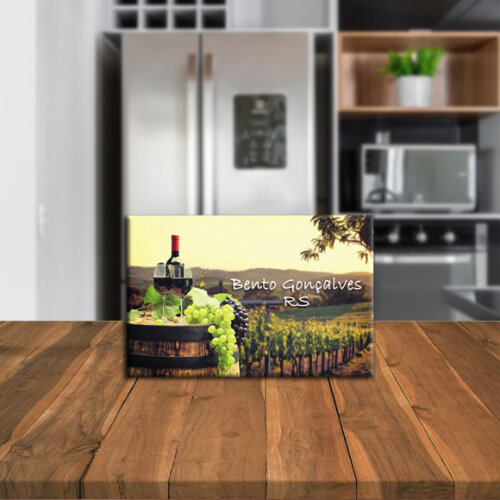 Imã de Geladeira Decorativo Turístico – Bento Gonçalves – Vale dos Vinhedos, RS