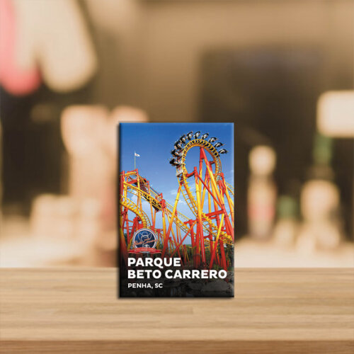 Imã de Geladeira Decorativo Turístico – Parque Beto Carrero – Penha, SC