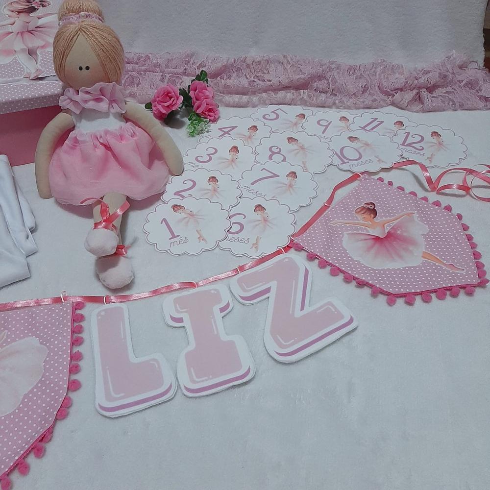 Kit Mesversário Bailarina - Fotos de Acompanhamento Mensal