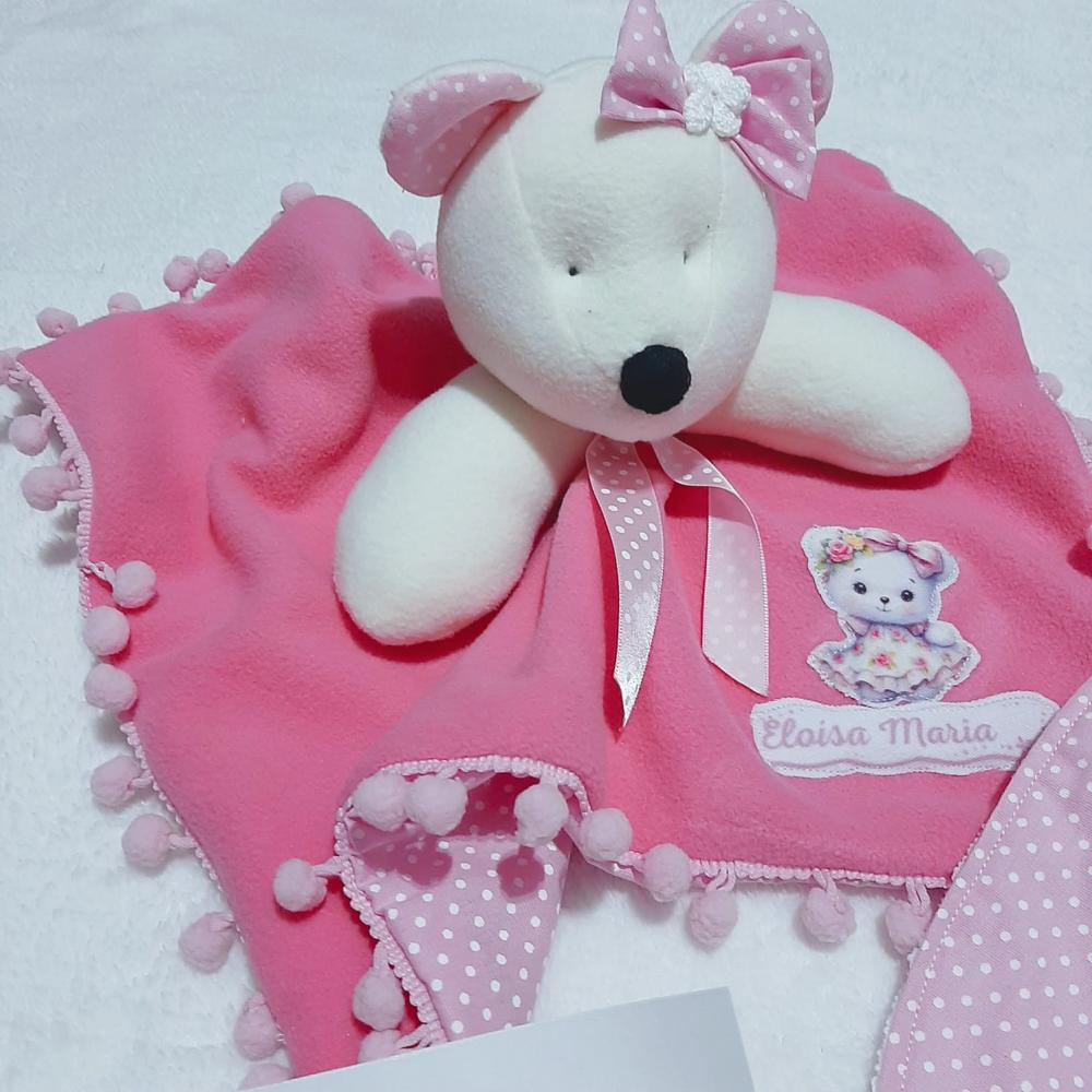 Naninha soft Ursinha Rosa