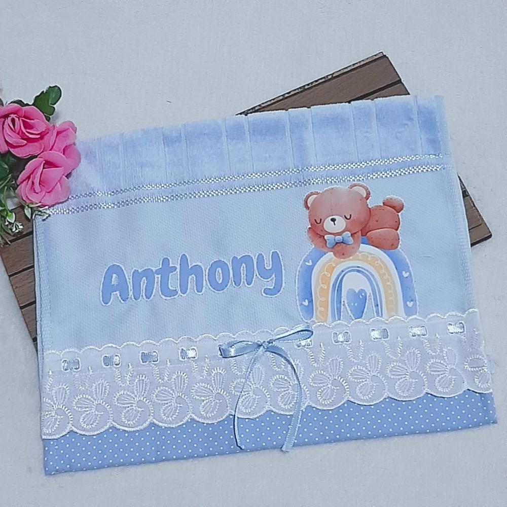 Toalhinha de mão personalizada para bebê