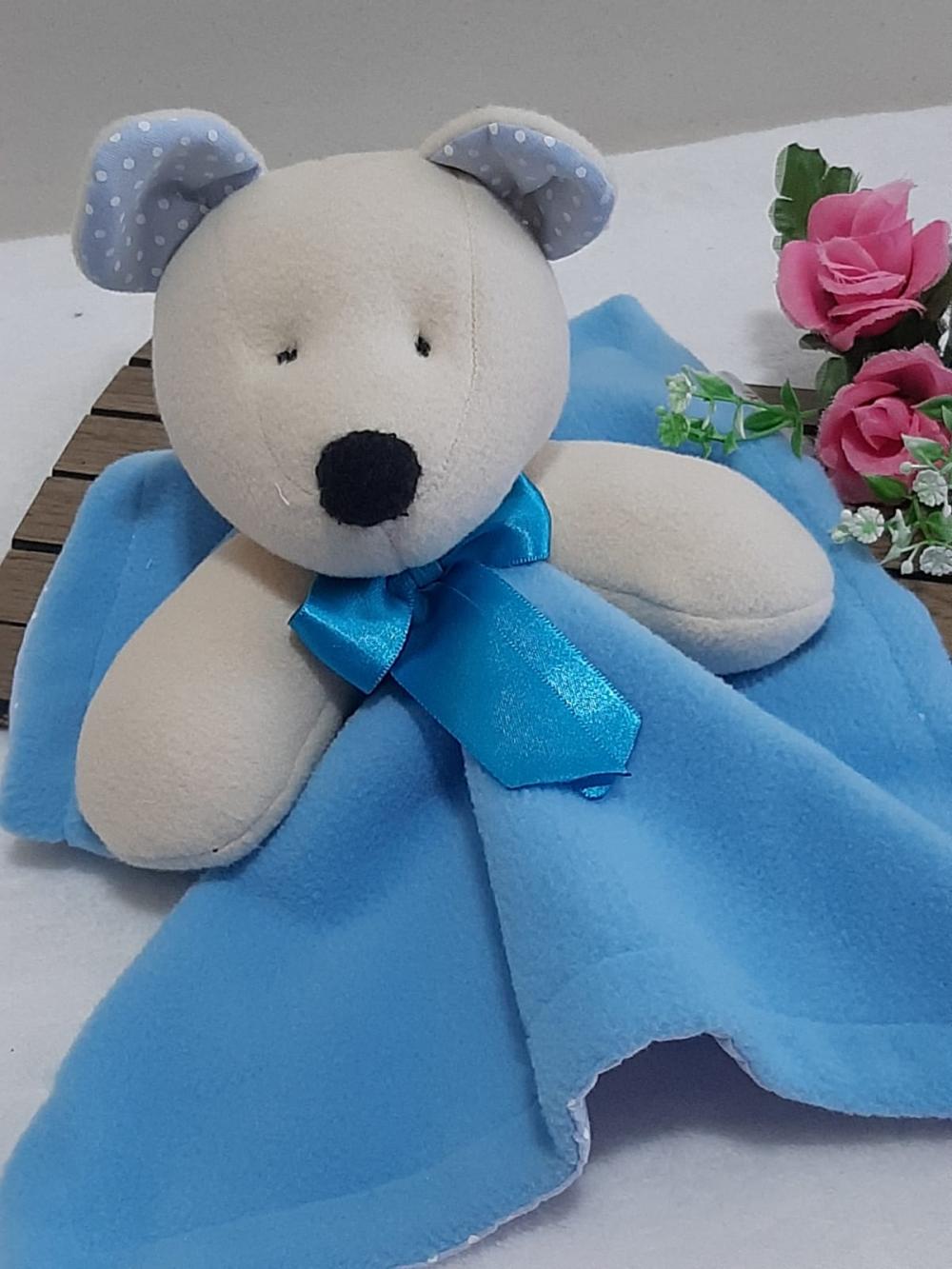 Naninha soft Ursinho Poá Azul