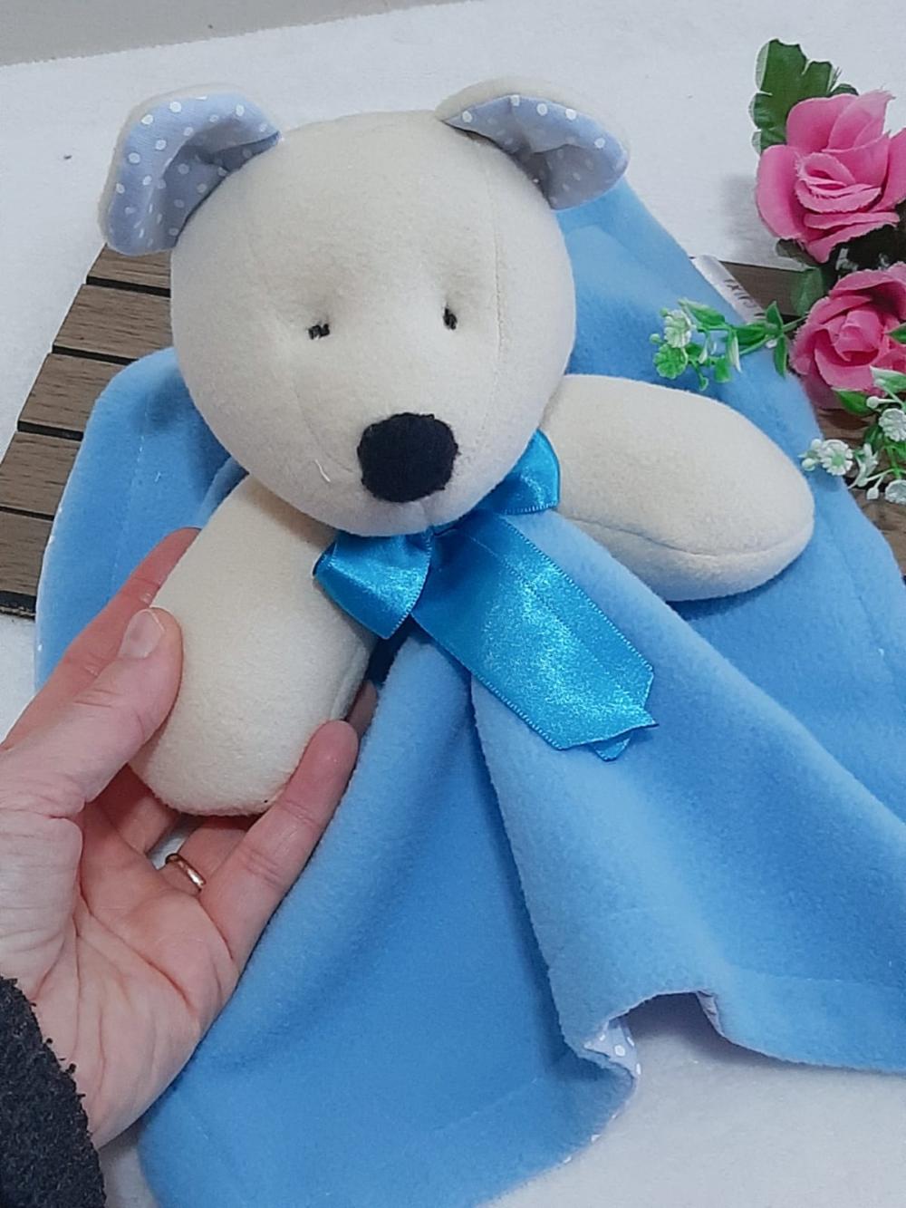 Naninha soft Ursinho Poá Azul