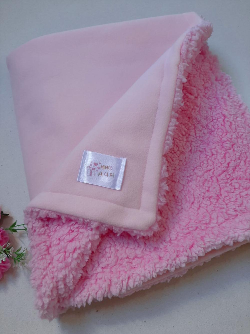 Mantinha Fofura Rosa - Carneirinho