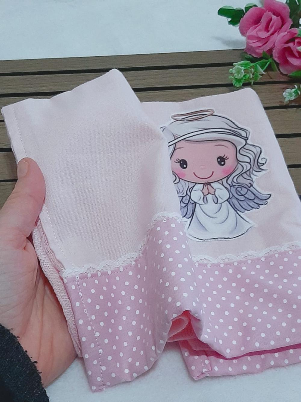 Fraldinha de boca dupla Anjinha