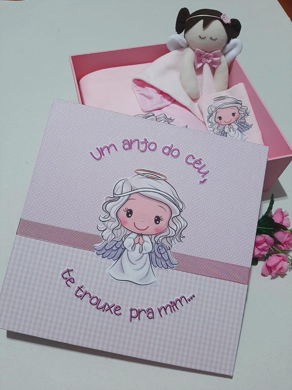 Caixa MDF Decorada - Um Anjo do Céu