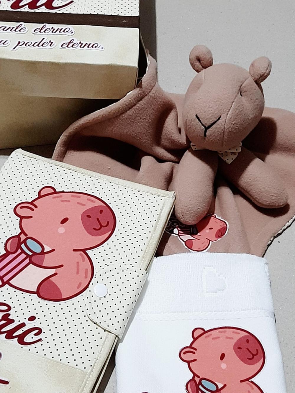 Caixa de Presente Personalizada para Bebê Tema Capivara – Mimo