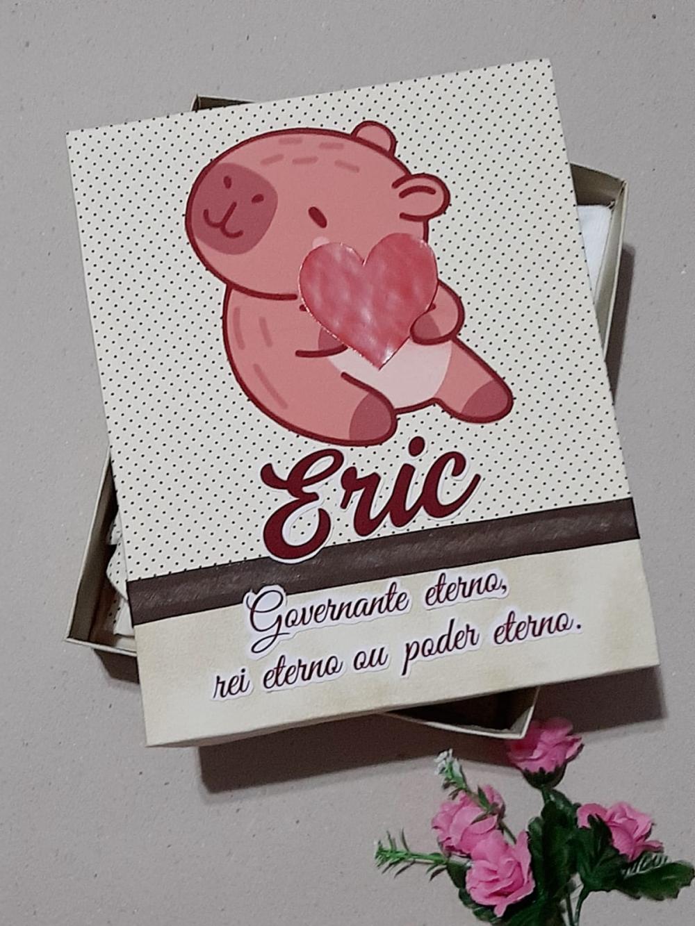 Caixa de Presente Personalizada para Bebê Tema Capivara – Mimo