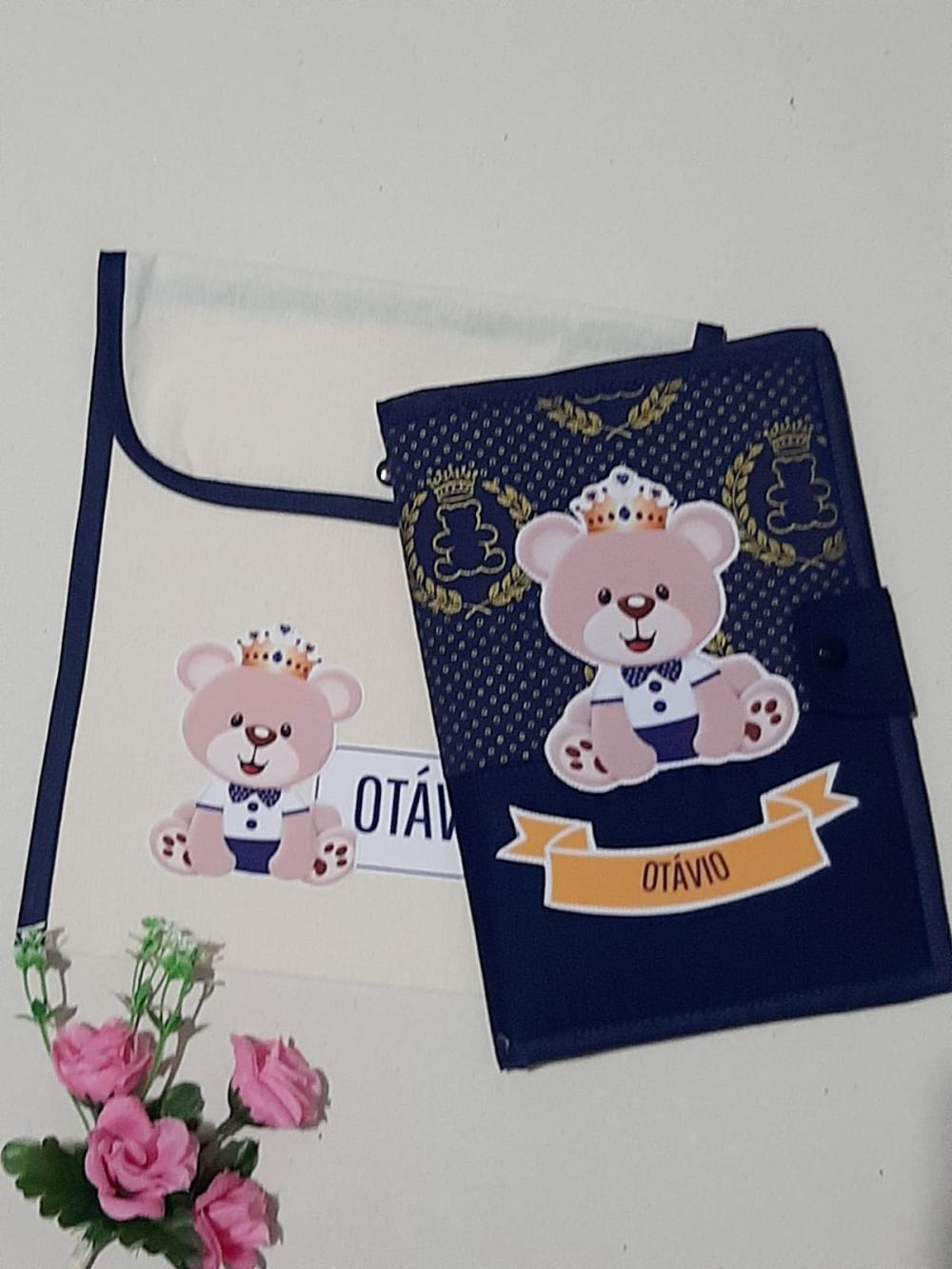 Capa para Caderneta de Vacinas Personalizada - Mimos na Caixa