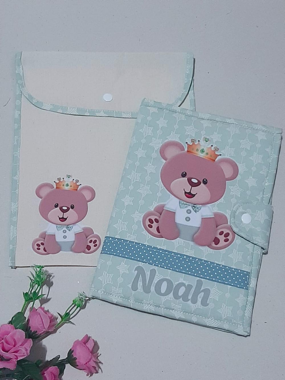 Capa para Caderneta de Vacinas Personalizada - Mimos na Caixa