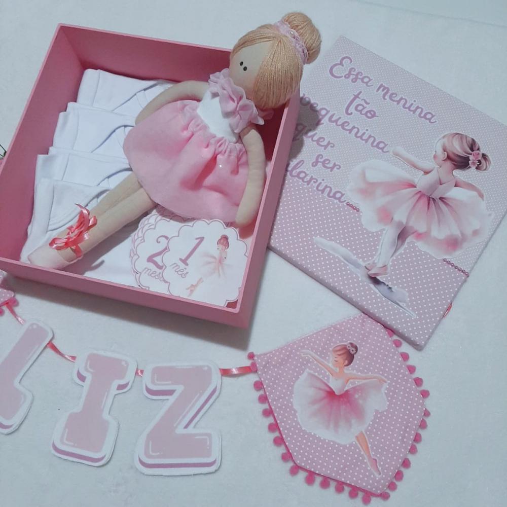 Kit Mesversário Bailarina - Fotos de Acompanhamento Mensal
