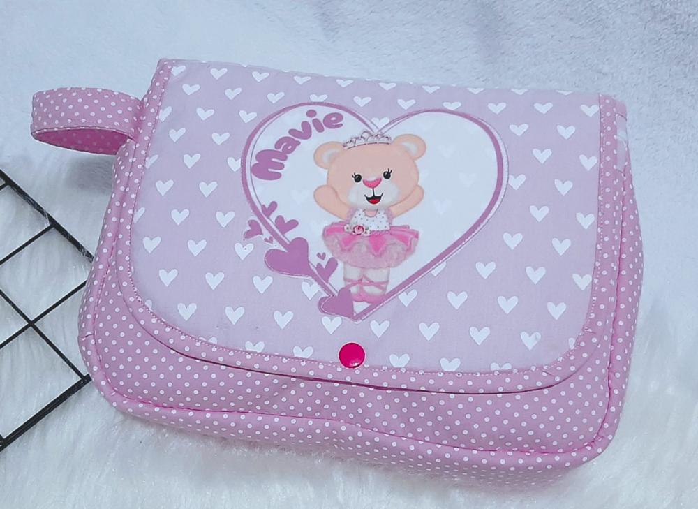 Necessaire porta-fraldas e lenços umedecidos - Bebê