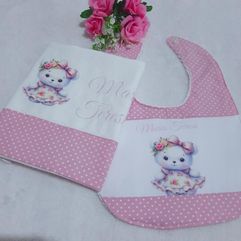 Kit babeiro e babita para bebê personalizados