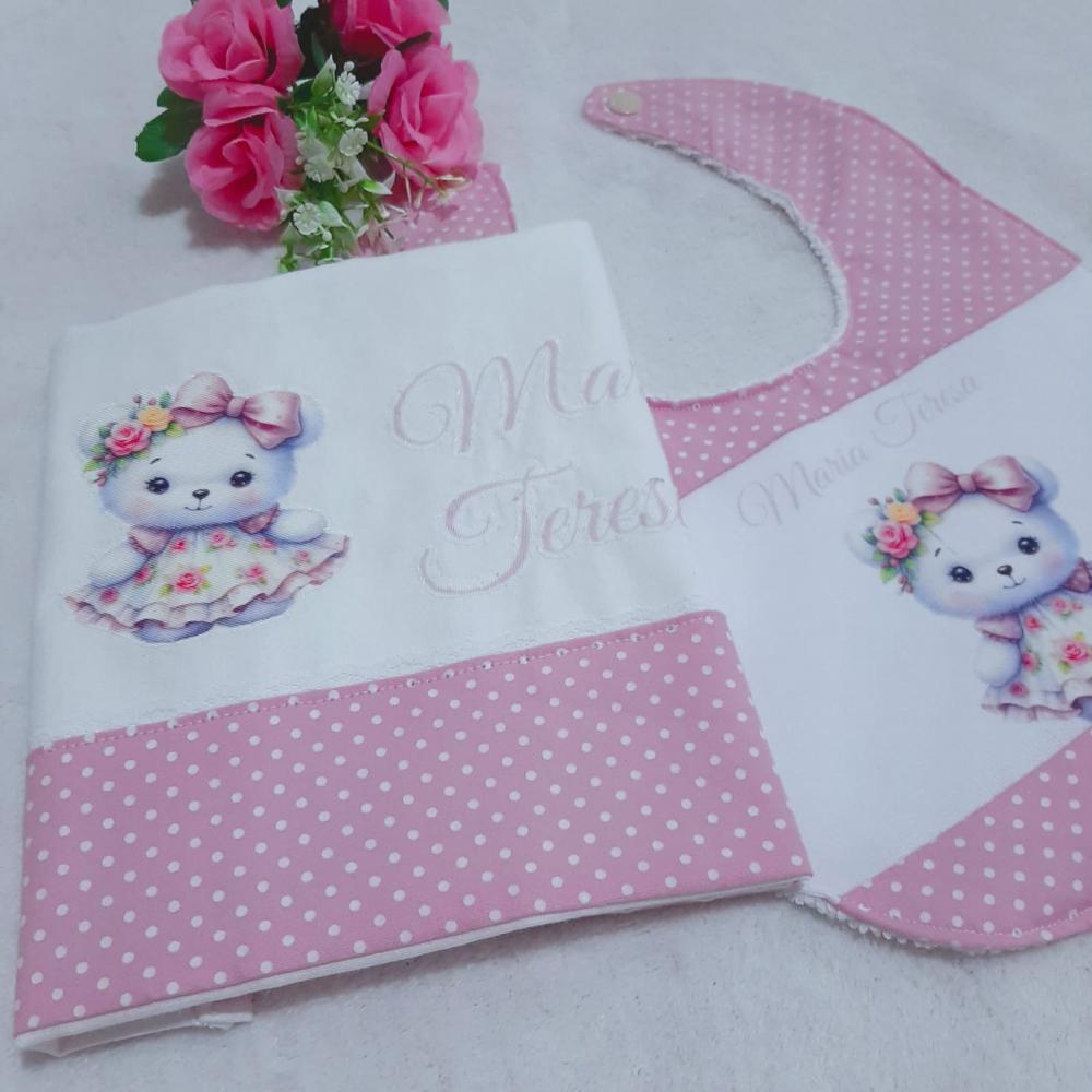 Kit babeiro e babita para bebê personalizados