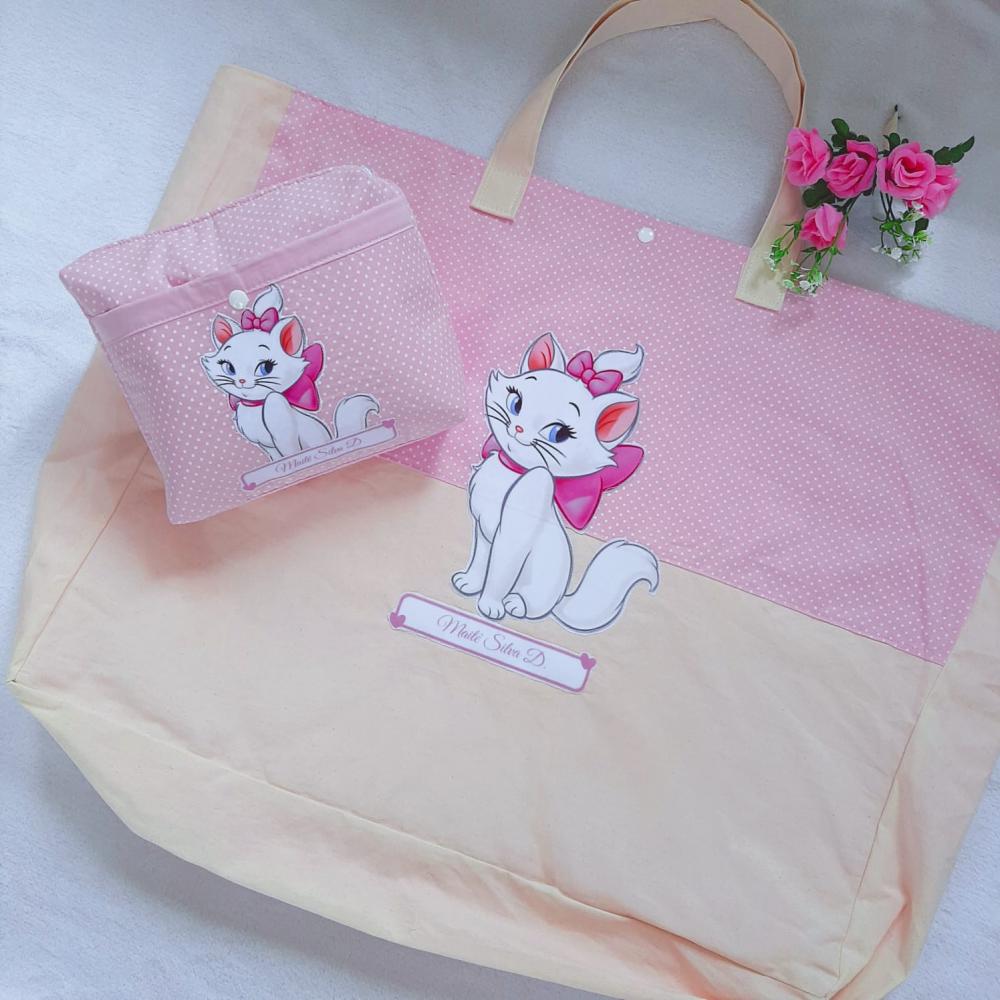 Sacola e necessaire personalizadas para creche - Ecobag para cobe