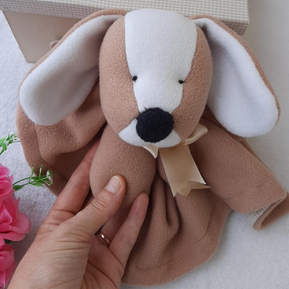 Naninha Soft Cachorrinho - Personalizada - Mimos na Caixa