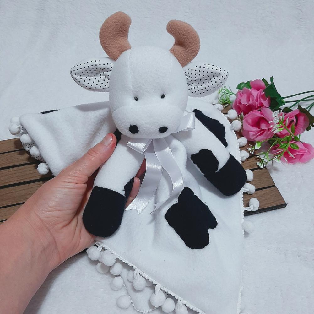 Naninha Soft Vaquinha - Personalizada - Mimos na Caixa