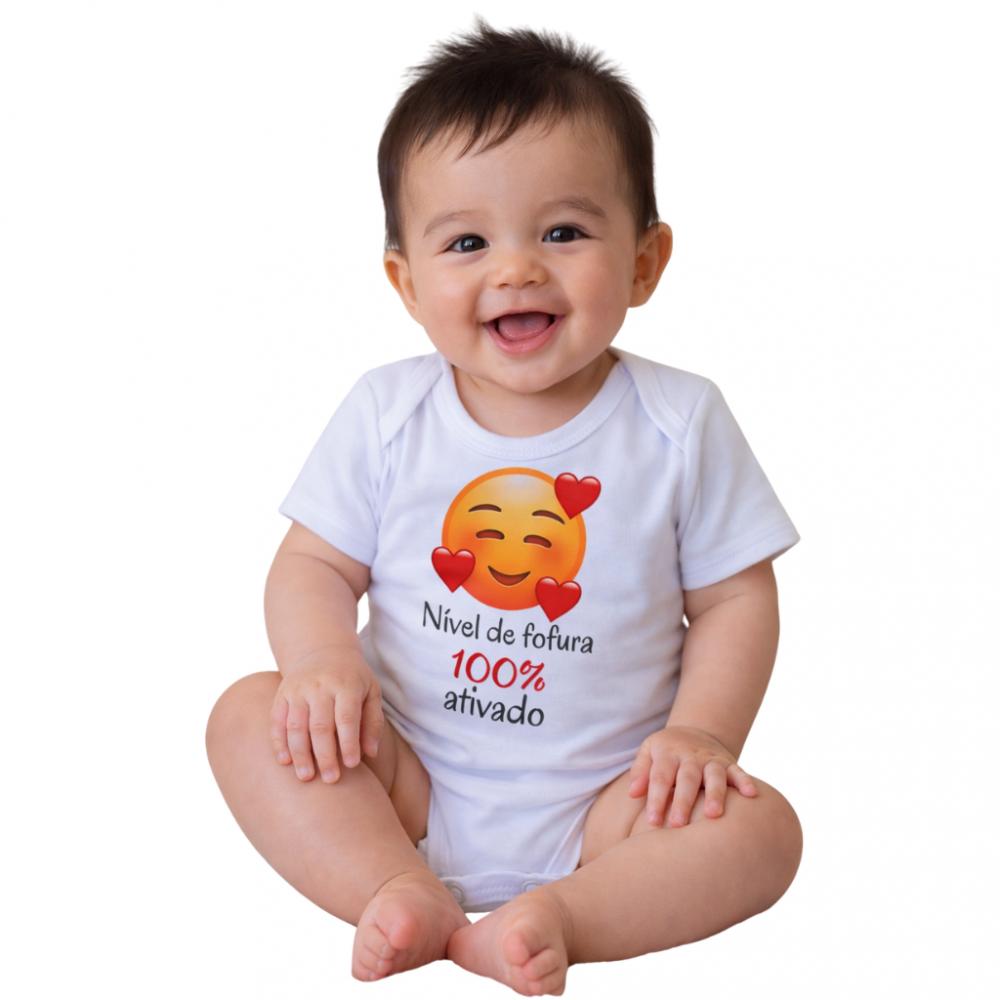Body Fofura - Emojis - Suedine 100% algodão