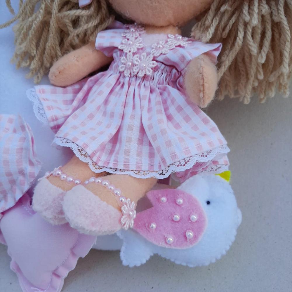 Enfeite Porta Maternidade Menina Rosa - Mimos na Caixa