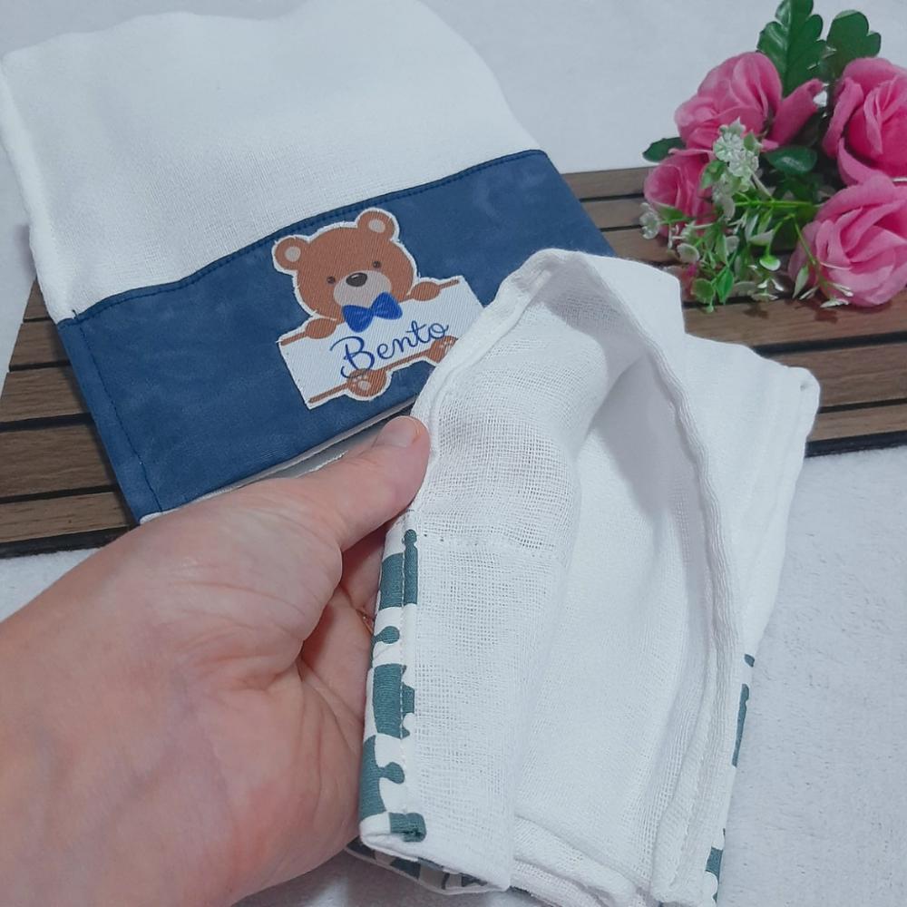 Fraldinhas de boca personalizadas - 2 unidades - Tema a Escolha -