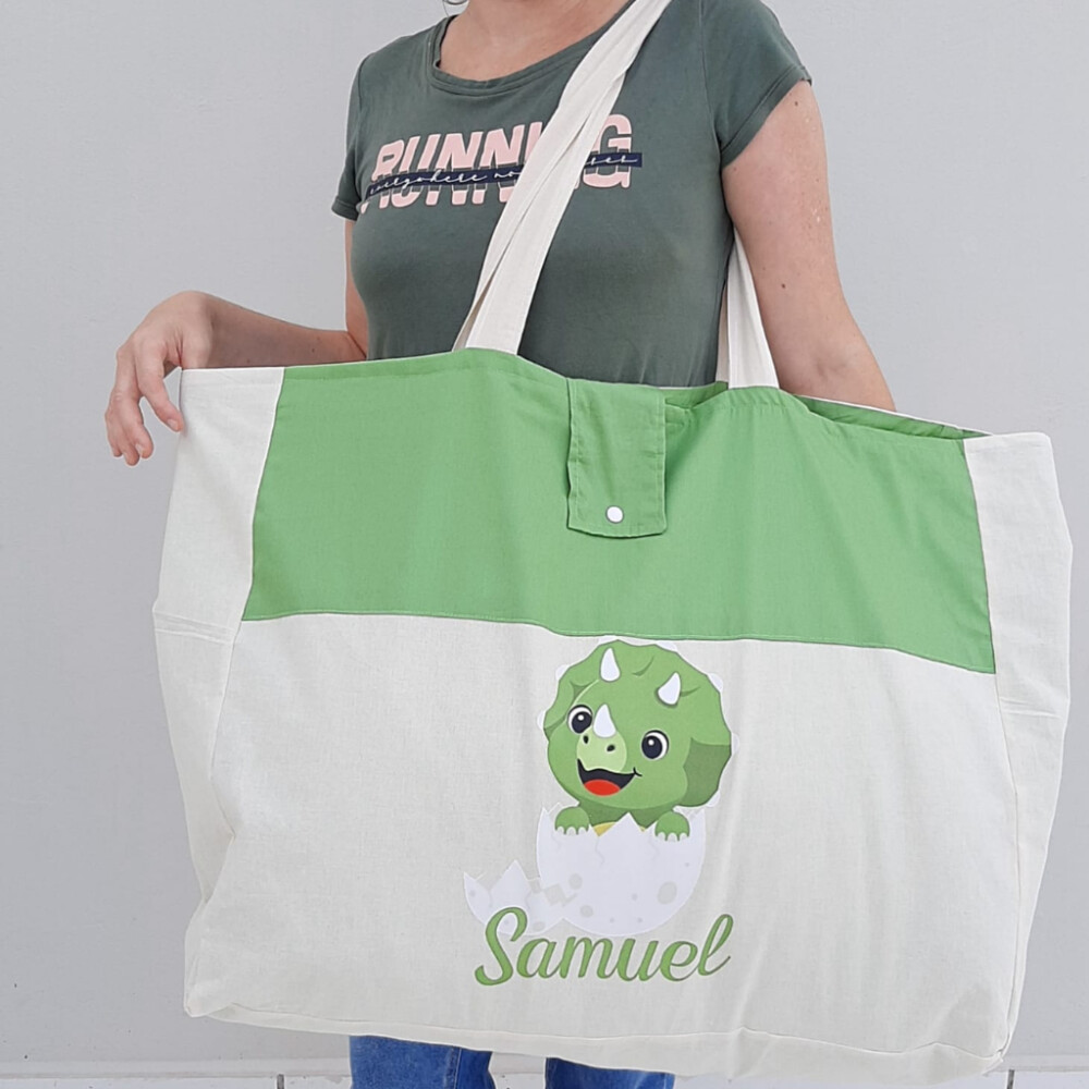Ecobag Escolar Personalizada 45 x 55 x 20 - Sacola para cobertas