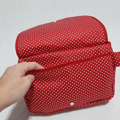 Necessaire porta-fraldas e lenços umedecidos Ratinha