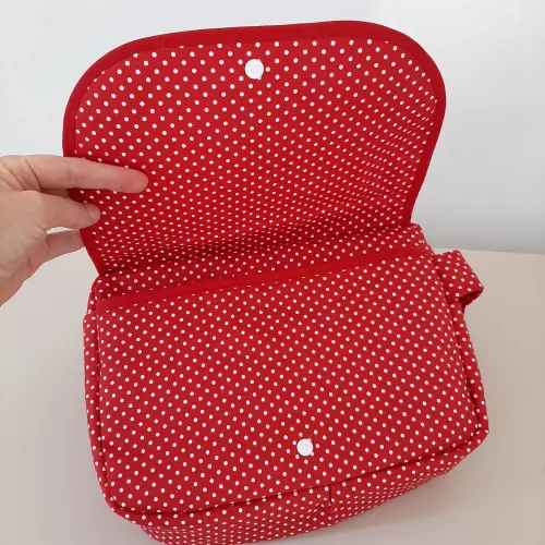 Necessaire porta-fraldas e lenços umedecidos Ratinha