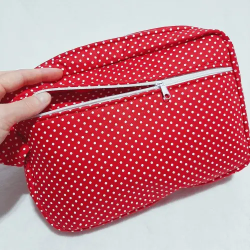 Necessaire porta-fraldas e lenços umedecidos Ratinha