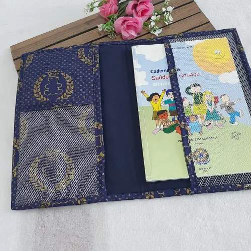 Capa para Caderneta de Vacinação e Porta Documentos do Bebê Ur