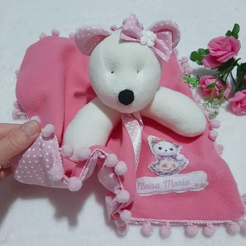 Naninha soft Ursinha Rosa