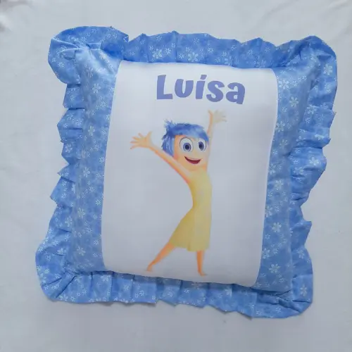 Kit creche personalizado: almofada, sacola para cobertas e toalhi